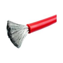 Cabo De Silicone Preto E Vermelho 1M 2M 3M Ultra Macio Para Bateria De Inversor, Partida Automática