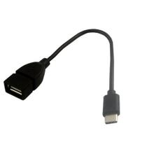 CABO DE SINCRONIZAÇÃO E CARREGAMENTO ADAPTADOR TIPO C x USB FEMEA - OTG INOVA CBO7311