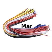 Cabo De Solda PCB De 20CM 26AWG Com 5 Cores, Fio Jumper Duplo Para Breadboard, Condutor De Estanho,