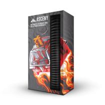 Cabo de teclado mecânico ASCENY enrolado de manga dupla