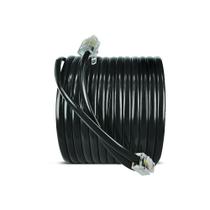 Cabo de Telefone Cordão Liso - Preto - 2 Metros