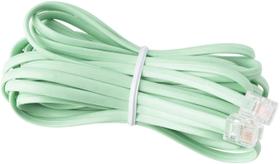 Cabo de telefone para telefone fixo iSoho Tangle-Free 15 pés verde Cabo de telefone para telefone fixo iSoho Tangle-Free 15 pés verde