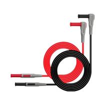 Cabo De Teste Cleqee P1033 Com Plugue Banana De Segurança 100CM 1000V 15A, 2 Peças, 90 Graus