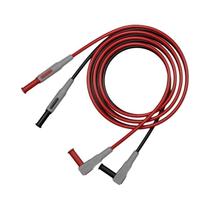 Cabo De Teste Multímetro De 100CM 2pcs Plugue Banana De Segurança 90 Graus Para Cabo Reto Para