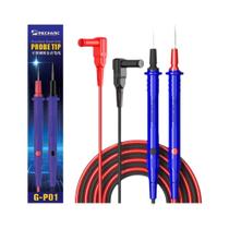 Cabo De Teste Universal Banhado a Ouro Para Multímetro Digital Ponta De Agulha De Precisão Dupla