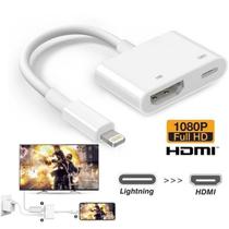 Cabo de TV Lightning para HDMI Adaptador AV digital branco