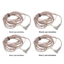 Cabo de Upgrade para Fones KZ ZSN, ZS10 Pro e EDX Pro - 8 Fios Banhados a Ouro, Prata e Cobre Cabo de Upgrade para Fones KZ ZSN, ZS10 Pro e EDX Pro - 8 Fios Banhados a Ouro, Prata e Cobre