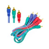 Cabo De Vídeo Componente Vc-2 (rgb) 2 Metros Ponta Gold