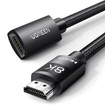 Cabo de Vídeo Extensão Ugreen Hdmi 2.1 Macho/Fêmea Resolução 8k60hz 0.5M Preto