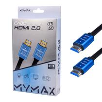 Cabo de Video HDMI Blindado 2.0 1.5 metros 4K 60MHZ - MYMAX