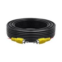 Cabo De Vídeo RCA Para Câmera De Ré De Carro 6m 10m 15m 20m Cabo De Extensão AV Para Monitor De Ré Cabo De Vídeo RCA Para Câmera De Ré De Carro 6m 10m 15m 20m Cabo De Extensão AV Para Monitor De Ré