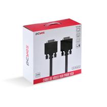 Cabo de Vídeo Vga 3+6 15 Pinos 40m Puro Cobre