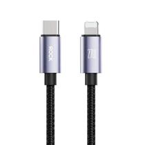 Cabo DEEP INDIGO USB-C - Lightning 27W da ROCK 200CM Cabo DEEP INDIGO USB-C - Lightning 27W da ROCK 200CM