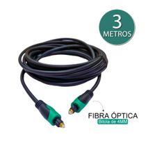 Cabo digital óptico Toslink 3 Metros