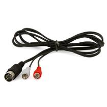 Cabo Din 5 Pinos X 2 RCA - 30 Metros