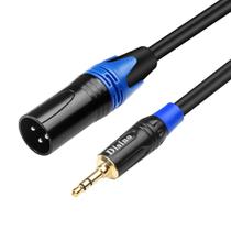 Cabo Disino de 3,5 mm para áudio de microfone macho XLR de 1 m Cabo Disino de 3,5 mm para áudio de microfone macho XLR de 1 m