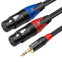 Cabo Disino Dual Female XLR para divisor Y de 3,5 mm de 3 m/10 pés