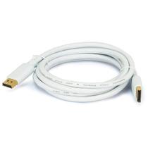 Cabo DisplayPort 1.2 - 5 metros - Branco - Chip SCE 018-7495 Cabo DisplayPort 1.2 - 5 metros - Branco - Chip SCE 018-7495