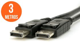 Cabo DisplayPort 1.2 Macho 3 Metros