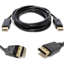 Cabo Displayport 1.2 Wincabos 3 metros Para Áudio E Vídeo