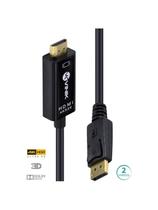 Cabo Displayport 1.3 Para Hdmi 2.0 4k 30hz Ultra Hd 2 Metros - H20dp13-2 Cabo Displayport 1.3 Para Hdmi 2.0 4k 30hz Ultra Hd 2 Metros - H20dp13-2