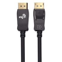 Cabo DisplayPort 1.4, 8K 60Hz, 4K 144Hz, Ultra HD, Dolby 7.1, Alta Performance, 2 Metros, Preto, DP1420, ELG Cabo DisplayPort 1.4, 8K 60Hz, 4K 144Hz, Ultra HD, Dolby 7.1, Alta Performance, 2 Metros, Preto, DP1420, ELG