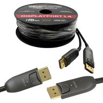 Cabo Displayport 1.4 Fibra Óptica Gamer 8K 60Hz Tv de 10 Metros