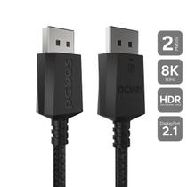 Cabo Displayport 2.1 Pcyes - 2 Metros - Nylon - Pdpn2-2 Cabo Displayport 2.1 Pcyes - 2 Metros - Nylon - Pdpn2-2