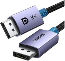 Cabo DisplayPort 2.1 UGREEN 16K 16 ft 54 Gbps HDR Cabo DisplayPort 2.1 UGREEN 16K 16 ft 54 Gbps HDR