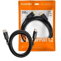 Cabo Displayport 2 Metros V1.2 DP1220 PlusCable Cabo Displayport 2 Metros V1.2 DP1220 PlusCable