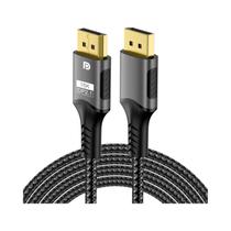 Cabo DisplayPort 8K 120Hz/4K 240Hz (80Gbps) HDR - para Laptop, TV, Xbox, Projetor e Monitor de Jogos