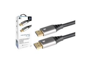 Cabo Displayport 8K 1,8M Para Jogos Conector de Áudio e Video De Alta Qualidade