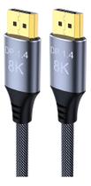 Cabo Displayport 8k Versão 1.4 3,00 Metros