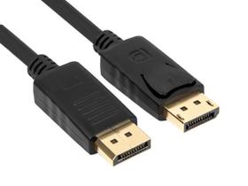 Cabo displayport com trava 1.2 macho de 10 metros