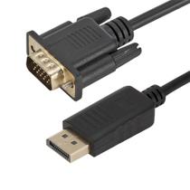 Cabo DisplayPort DP para VGA Cabo Adaptador 1 metro 1m
