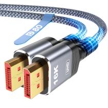 Cabo Displayport Highwings 2.1 3m 16K @60Hz 8K @120Hz 4K @240Hz