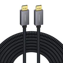 Cabo DisplayPort IVANKY 7,5 m de nylon trançado 4K @60Hz 2K @144Hz