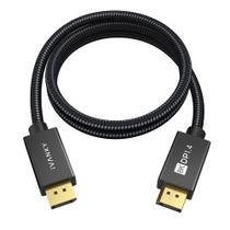 Cabo DisplayPort IVANKY 8K 1,4 1 m, 1,5 m 8K @60Hz, 4K @144Hz, 1080P @240Hz