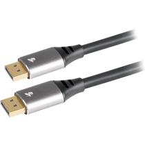 Cabo DisplayPort Macho 1.4 8K Gold 1.8M Com Trava 5+ Cabo DisplayPort Macho 1.4 8K Gold 1.8M Com Trava 5+