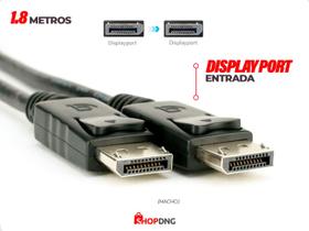 Cabo Displayport Para Displayport 1.80m