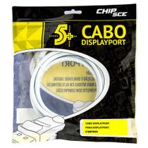 Cabo DisplayPort para DisplayPort, ChipSce - 2 metros