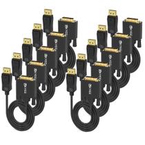 Cabo DisplayPort para DVI UKYEE, pacote com 10 pés para monitor Cabo DisplayPort para DVI UKYEE, pacote com 10 pés para monitor