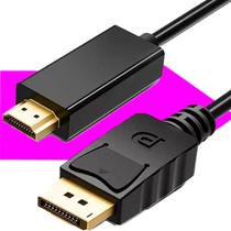 Cabo Displayport Para Hdmi 1080p Adaptador 3 Metros - Tomate