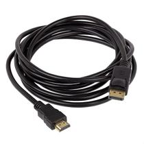 Cabo Displayport Para Hdmi - 2 Metros - Kit 5