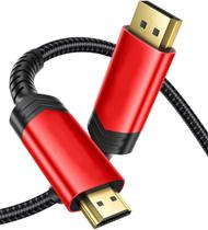 Cabo Displayport Para Hdmi 5m Blindado Cabo Dp Hdmi 5 Metros