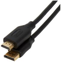 Cabo DisplayPort para HDMI Amazon Basics 4k @30Hz 4m preto