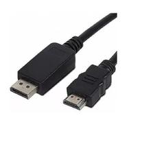 Cabo Displayport Para Hdmi Blindado (DP Macho x HDMI Macho) 1,8 Mt
