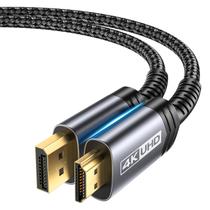 Cabo DisplayPort para HDMI JSAUX 4K UHD 2K @120Hz /4K @30 2m