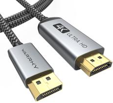 Cabo DisplayPort para HDMI WARRKY 4K 1,2 a 1,4 1m