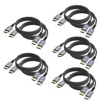 Cabo DisplayPort UKYEE 8K 1,4 2m de nylon, pacote com 10 Cabo DisplayPort UKYEE 8K 1,4 2m de nylon, pacote com 10